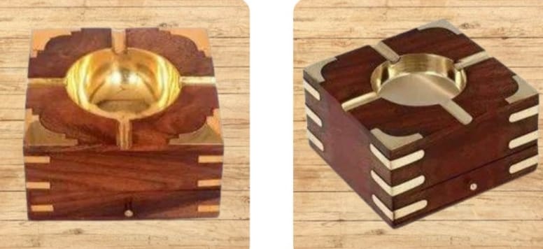 Wooden Ashtray